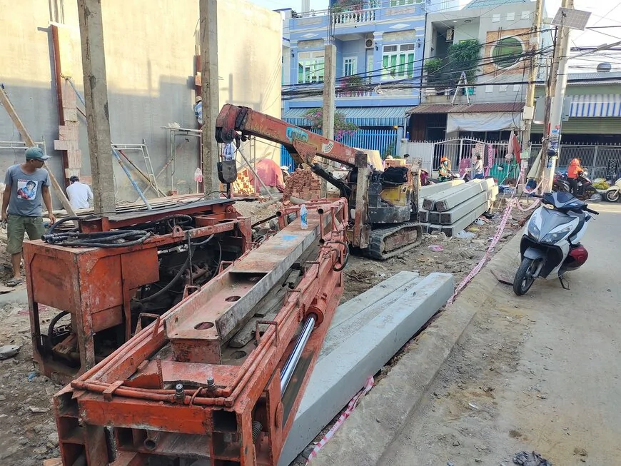 Báo giá dịch vụ ép cọc bê tông Long Thành, Đồng Nai