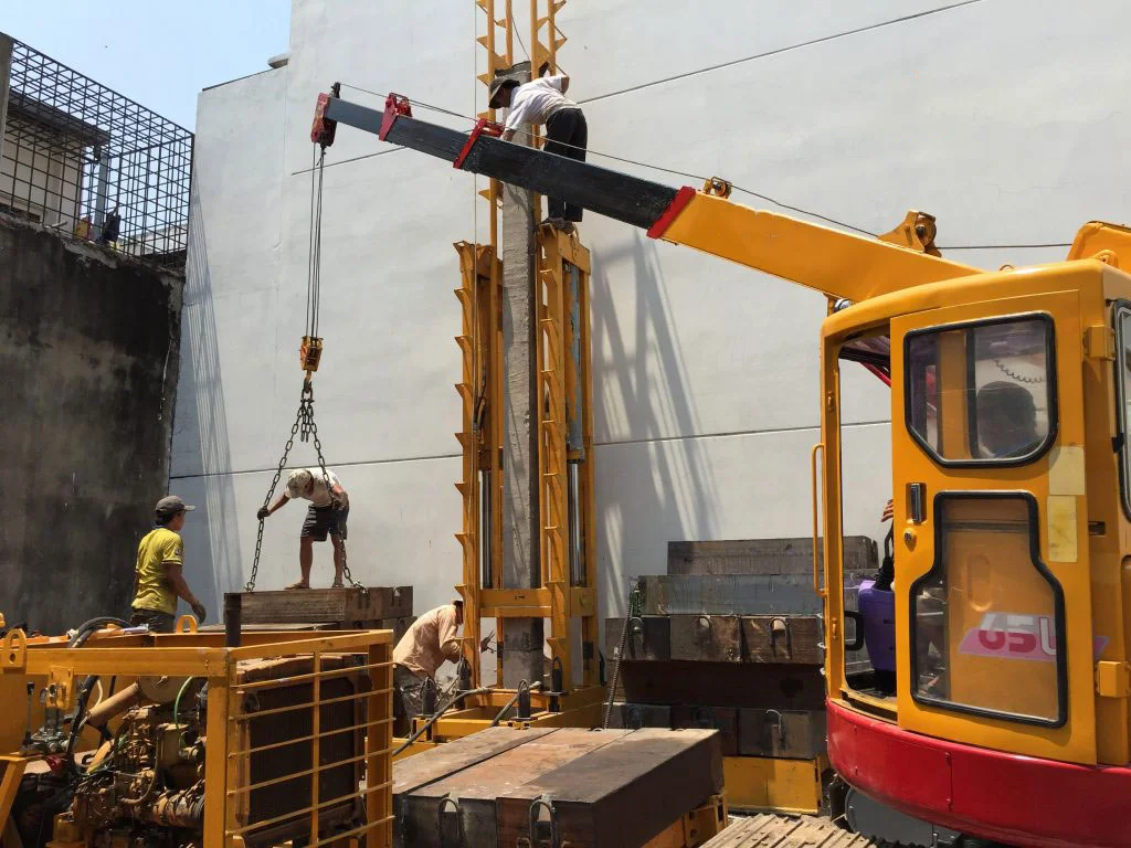 Dịch vụ ép cọc bê tông Bình Dương