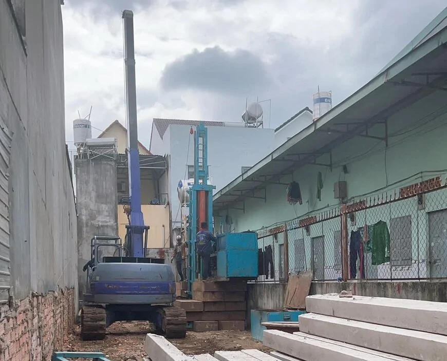 Xác định vị trí ép cọc chính xác