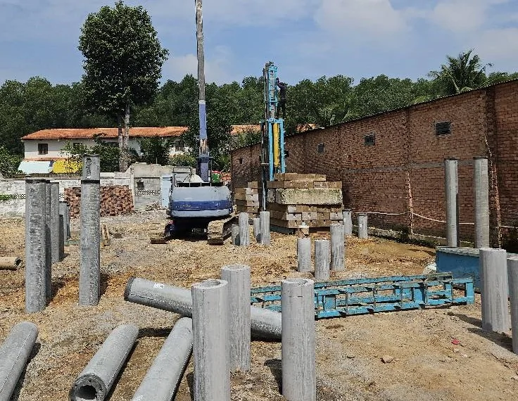 Dịch vụ ép cọc bê tông cho tầng hầm