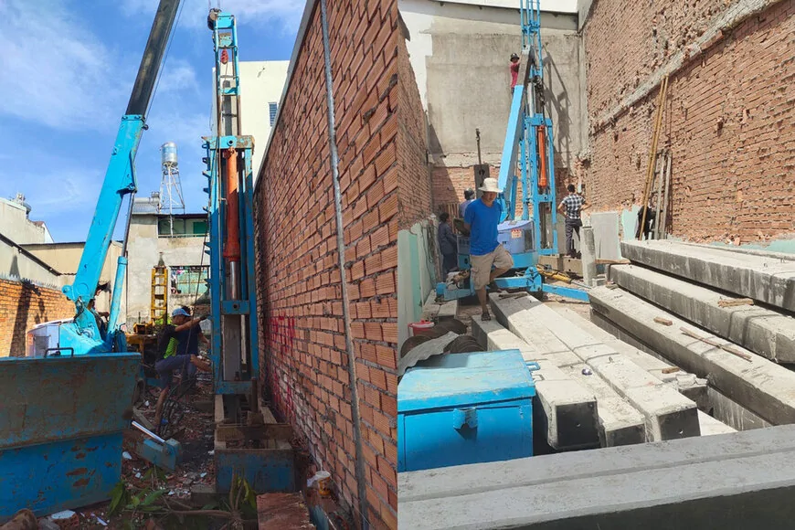 Phương pháp ép cọc bê tông tải