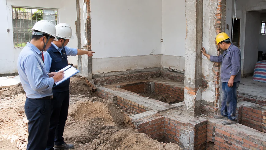 Khảo sát kết cấu nhà trước khi cải tạo