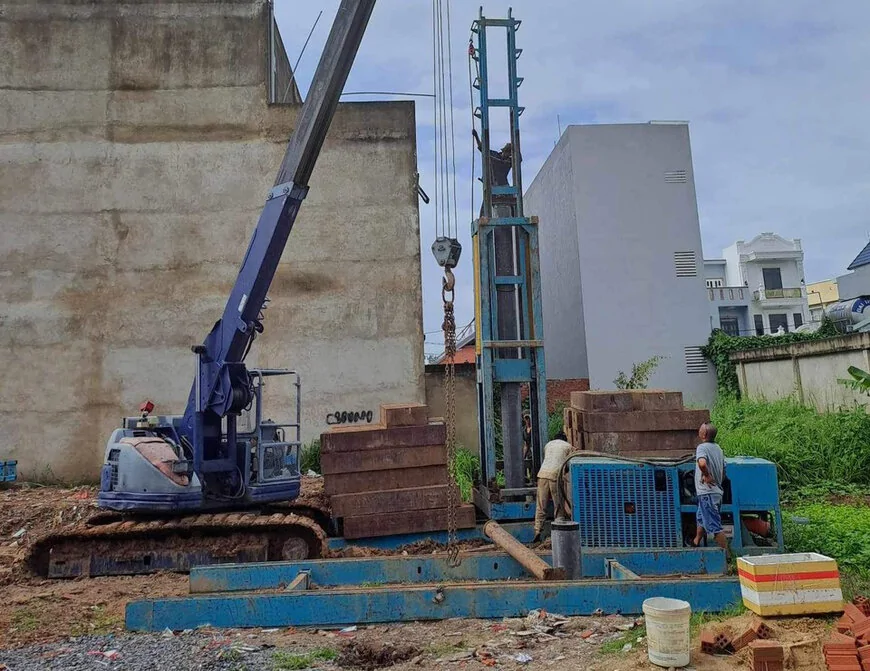 Kiểm tra kết quả sau khi hoàn thành ép cọc