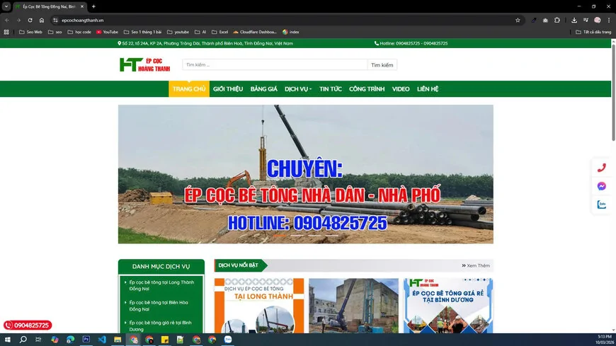 Vậy nên ép cọc bê tông ở đâu uy tín và chất lượng