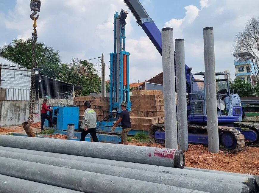 Giá thành dịch vụ ép cọc bê tông tại Phú Giáo, Bình Dương