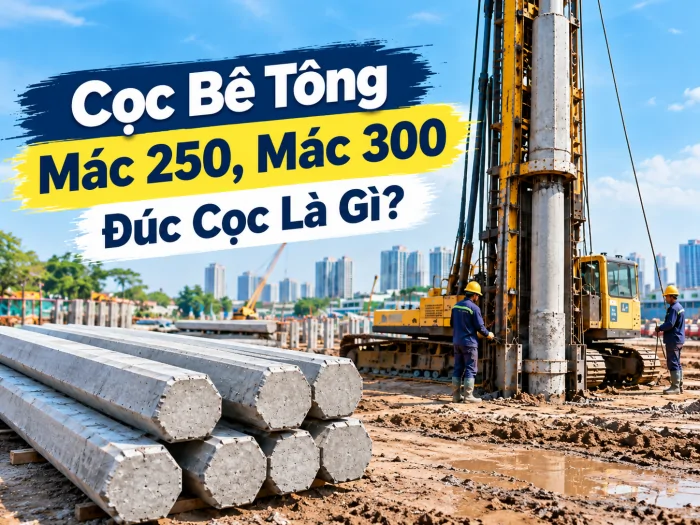 Bê Tông Mác 250, Mác 300 Đúc Cọc Là Gì?
