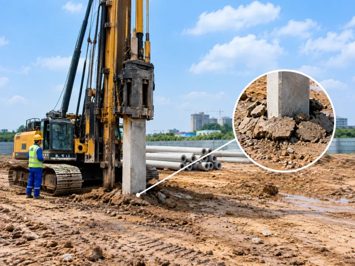 Nguyên Nhân Gây Ra Hiện Tượng Trồi Đất Khi Ép Cọc Bê Tông
