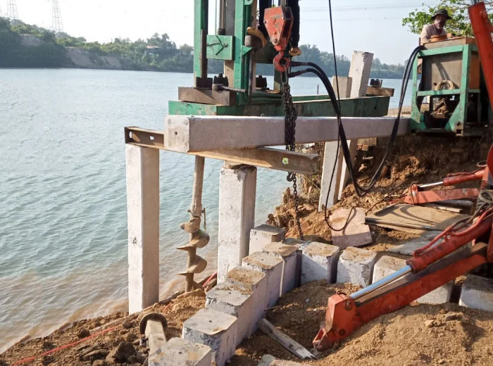 Ứng dụng của ép cọc bê tông trong các lĩnh vực hiện nay